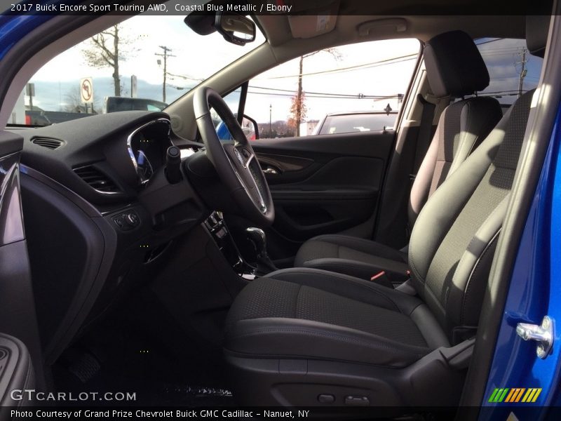 Coastal Blue Metallic / Ebony 2017 Buick Encore Sport Touring AWD