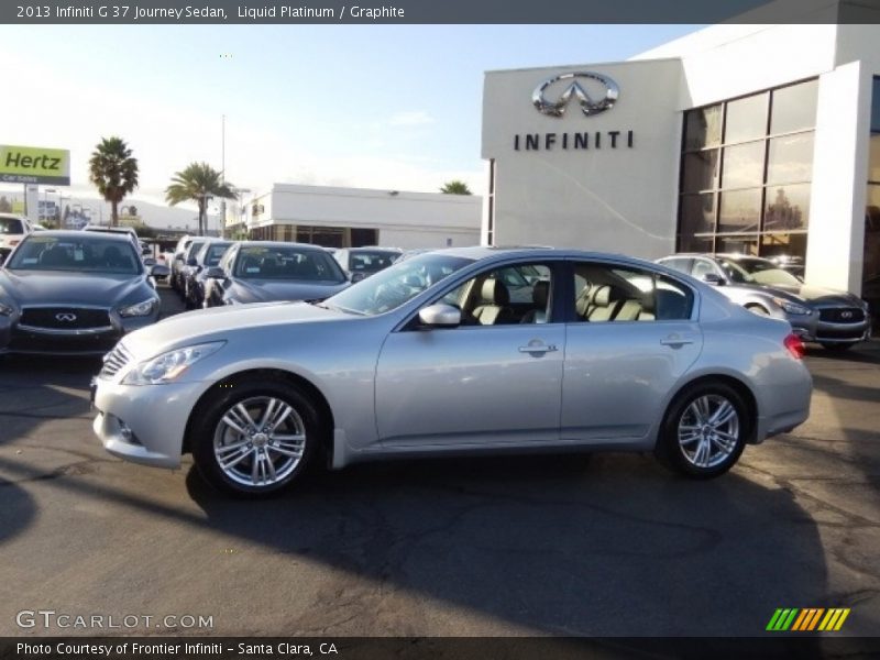 Liquid Platinum / Graphite 2013 Infiniti G 37 Journey Sedan