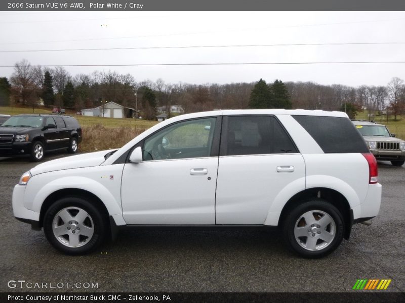 Polar White / Gray 2006 Saturn VUE V6 AWD