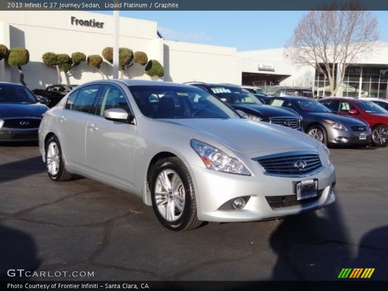 Liquid Platinum / Graphite 2013 Infiniti G 37 Journey Sedan