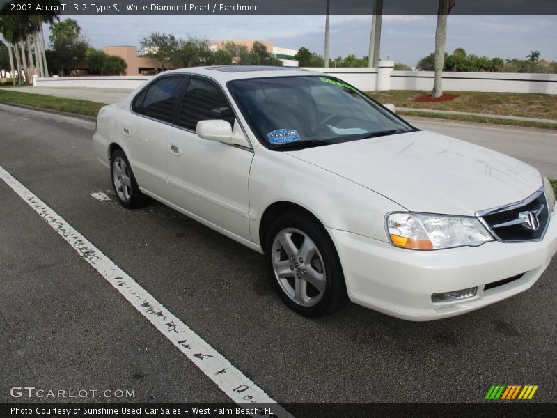 Front 3/4 View of 2003 TL 3.2 Type S