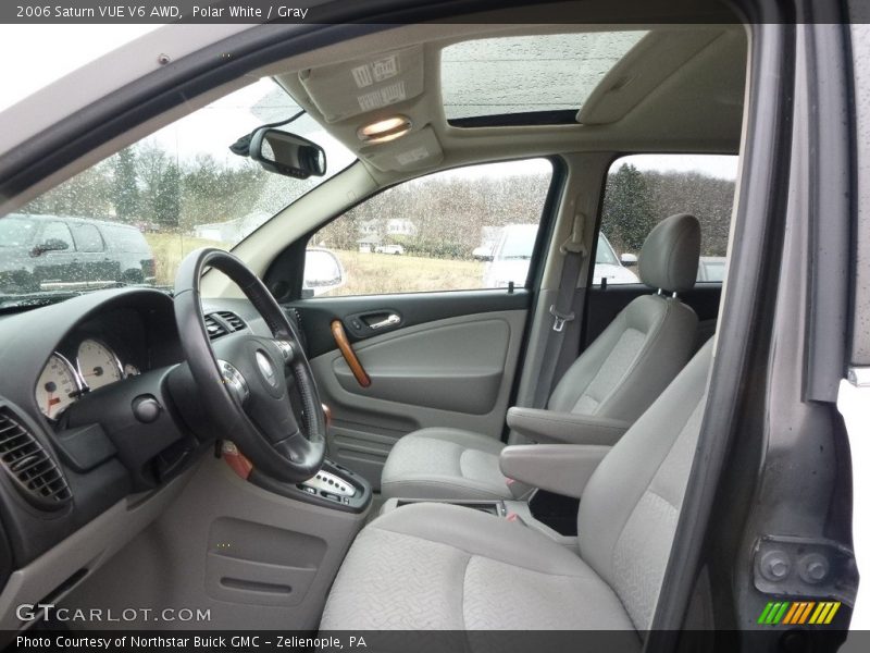 Polar White / Gray 2006 Saturn VUE V6 AWD