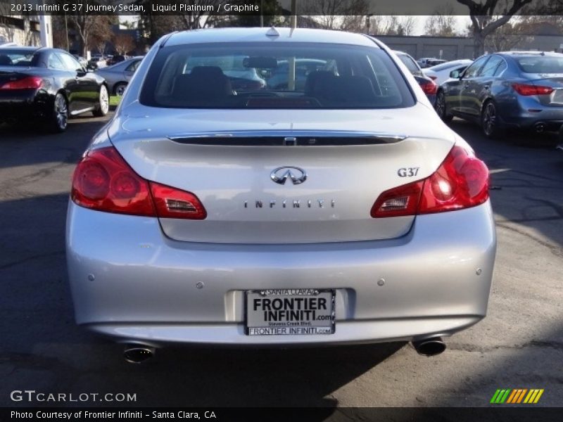 Liquid Platinum / Graphite 2013 Infiniti G 37 Journey Sedan