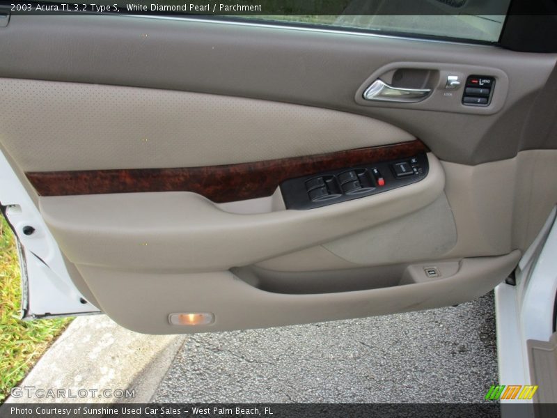 White Diamond Pearl / Parchment 2003 Acura TL 3.2 Type S