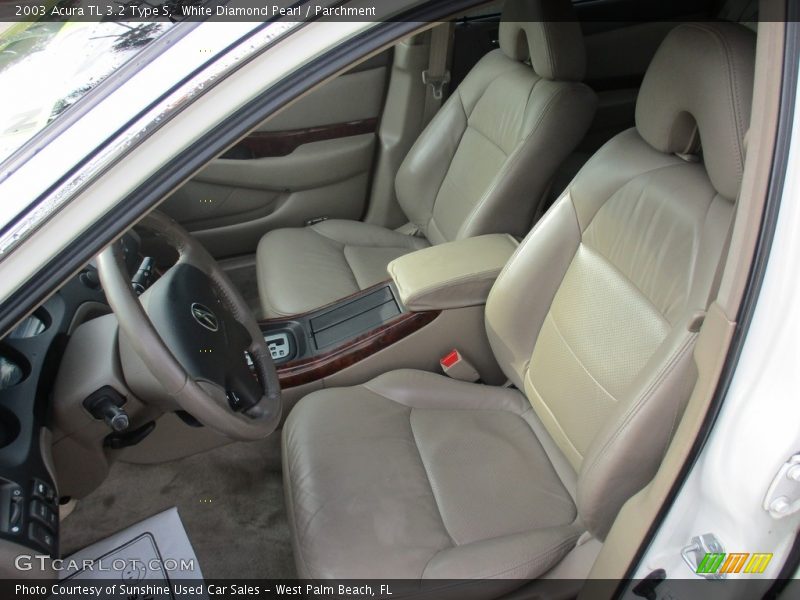White Diamond Pearl / Parchment 2003 Acura TL 3.2 Type S