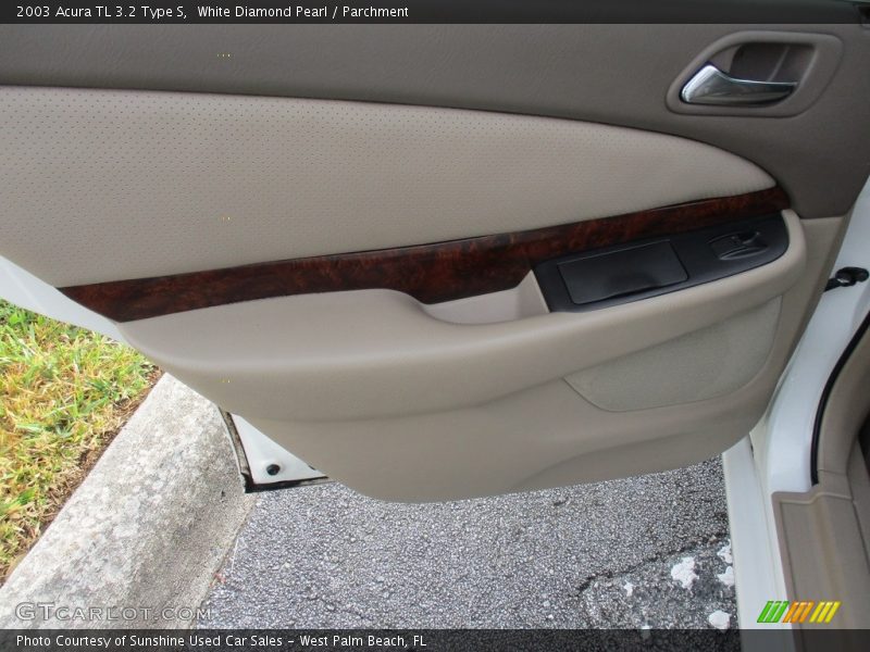 White Diamond Pearl / Parchment 2003 Acura TL 3.2 Type S