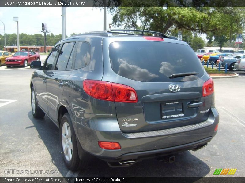 Slate Blue / Gray 2007 Hyundai Santa Fe SE