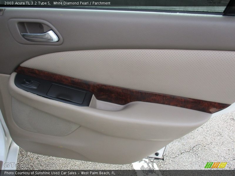 White Diamond Pearl / Parchment 2003 Acura TL 3.2 Type S