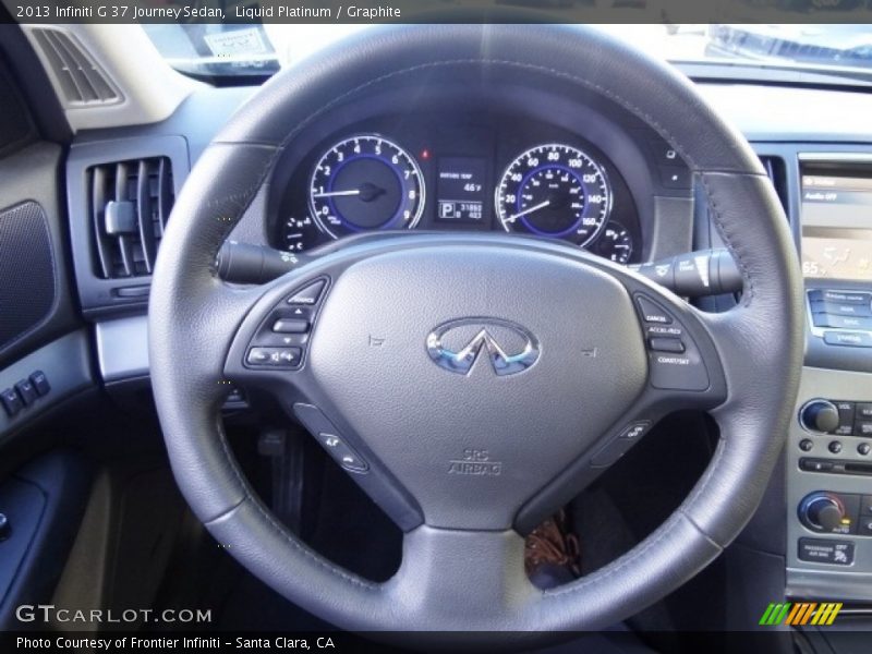 Liquid Platinum / Graphite 2013 Infiniti G 37 Journey Sedan