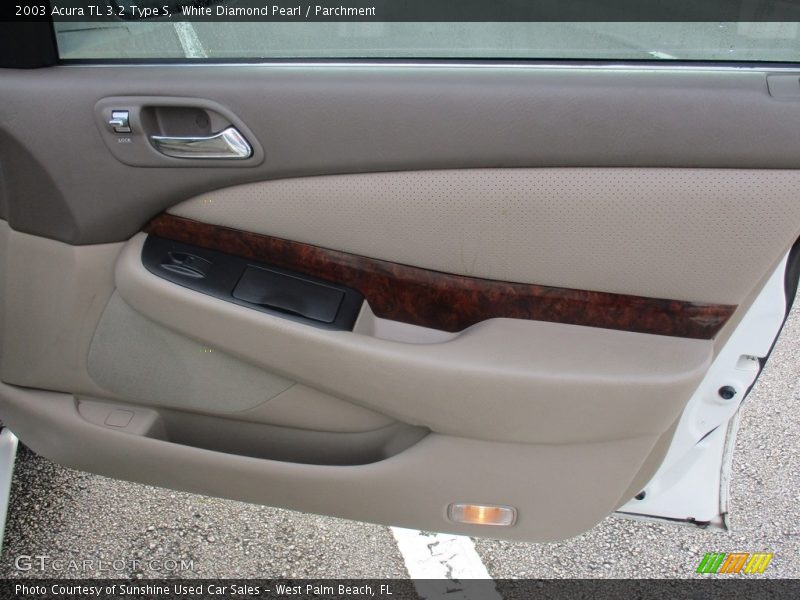 White Diamond Pearl / Parchment 2003 Acura TL 3.2 Type S