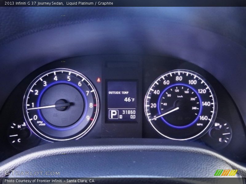 Liquid Platinum / Graphite 2013 Infiniti G 37 Journey Sedan