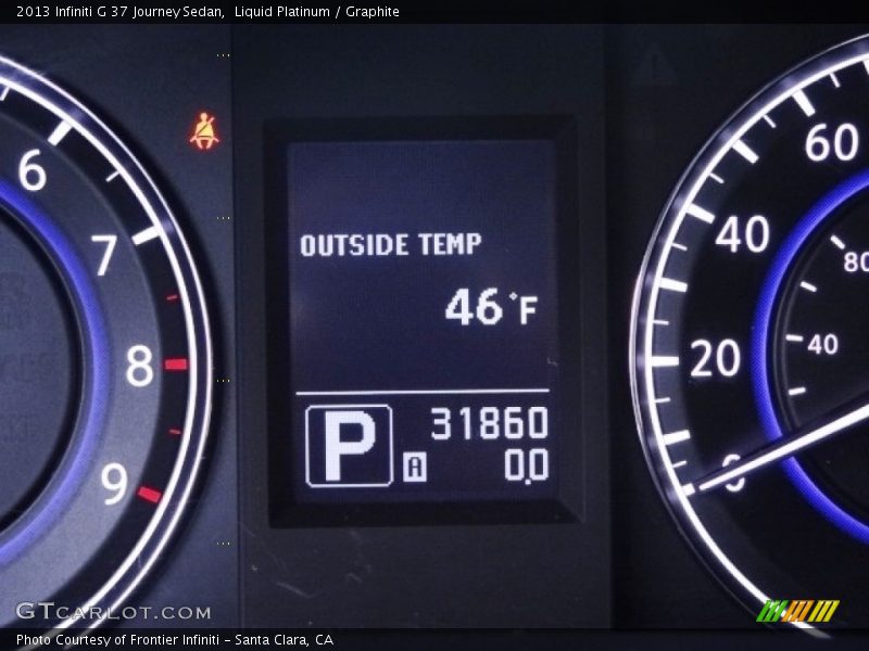 Liquid Platinum / Graphite 2013 Infiniti G 37 Journey Sedan