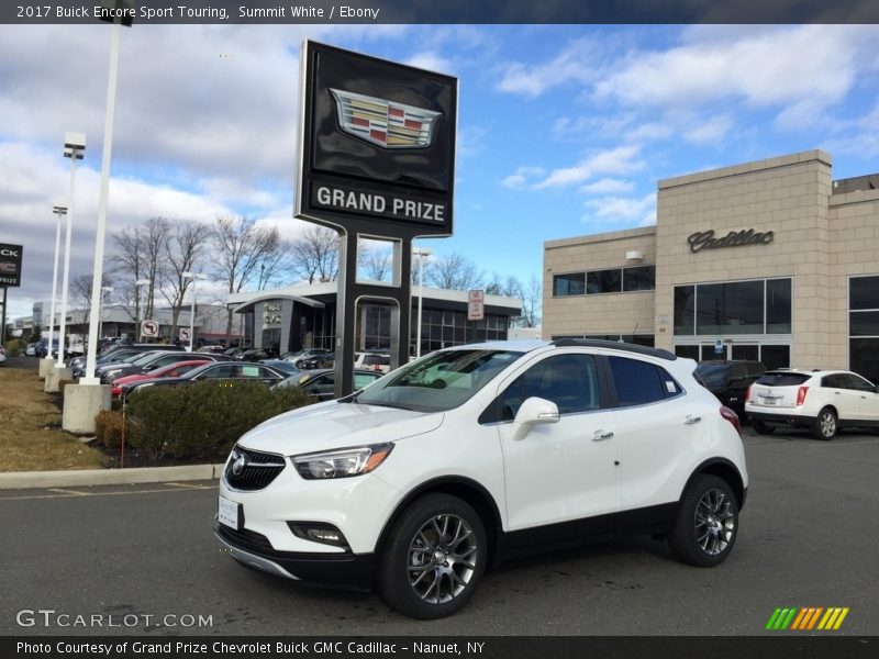 Summit White / Ebony 2017 Buick Encore Sport Touring