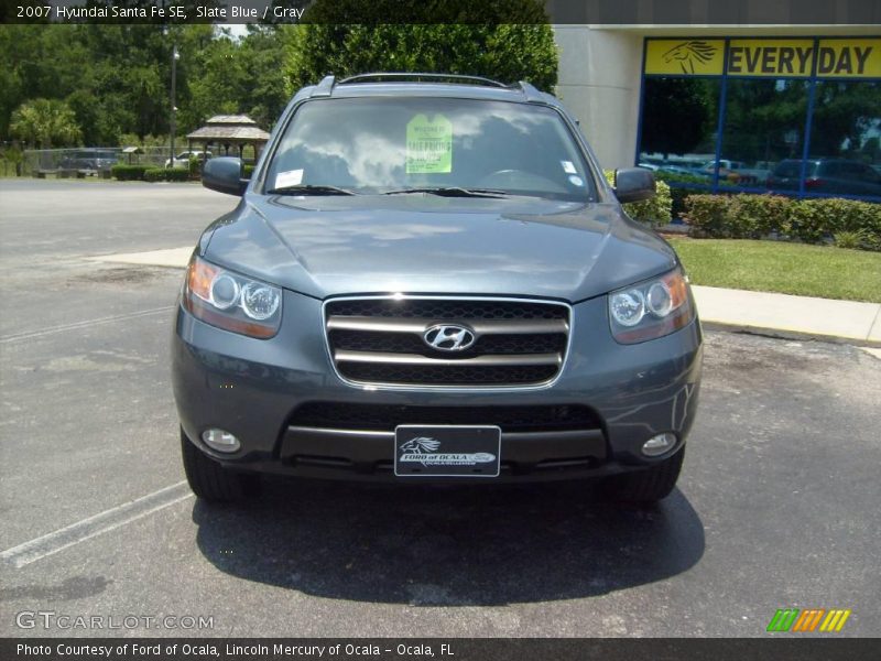 Slate Blue / Gray 2007 Hyundai Santa Fe SE