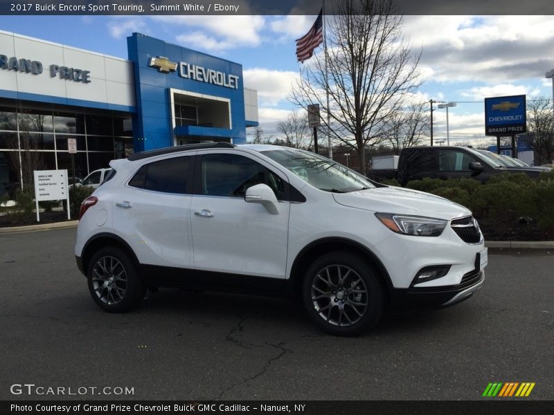 Summit White / Ebony 2017 Buick Encore Sport Touring