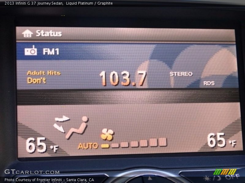Liquid Platinum / Graphite 2013 Infiniti G 37 Journey Sedan
