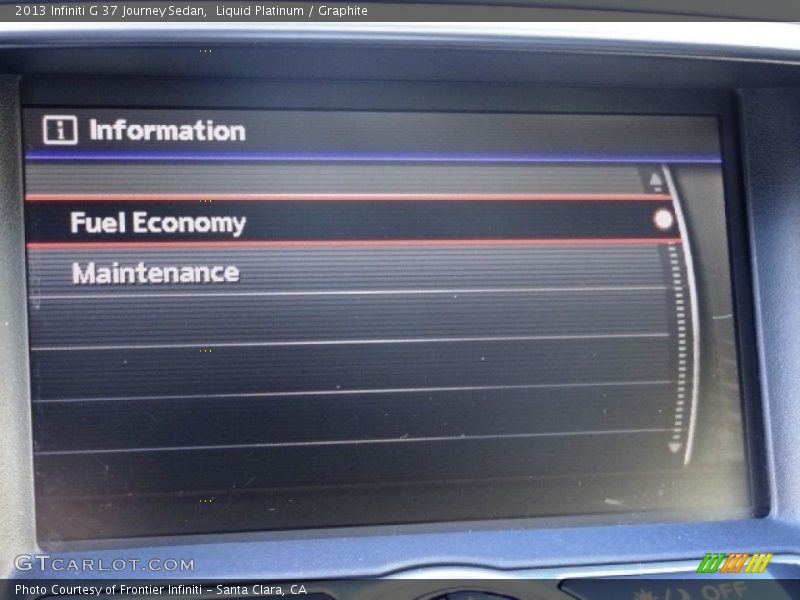 Liquid Platinum / Graphite 2013 Infiniti G 37 Journey Sedan