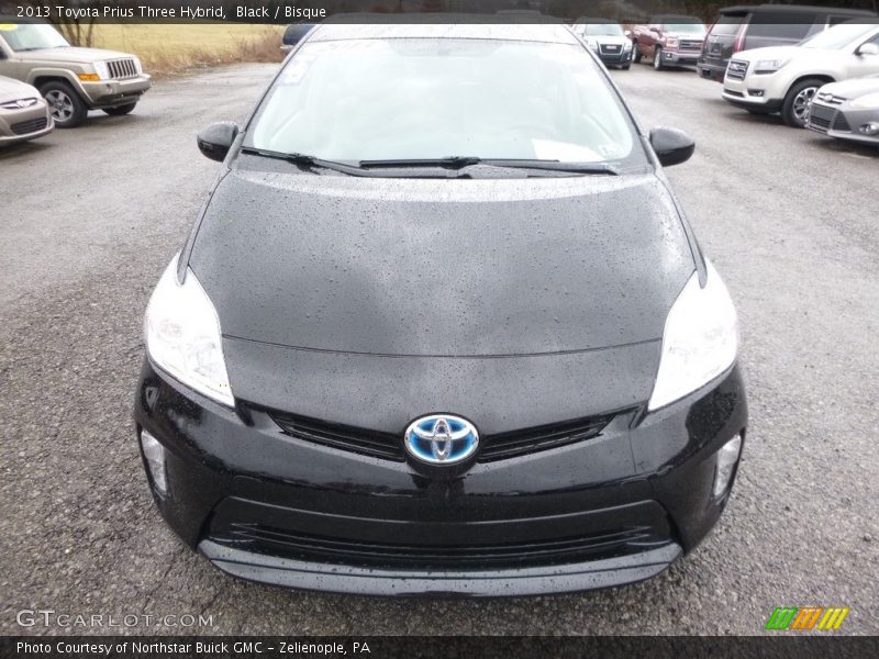 Black / Bisque 2013 Toyota Prius Three Hybrid