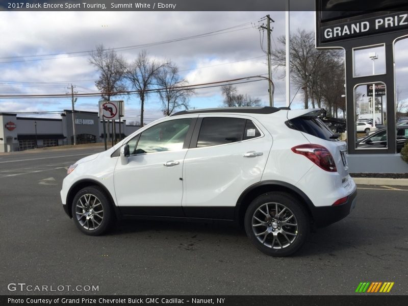 Summit White / Ebony 2017 Buick Encore Sport Touring