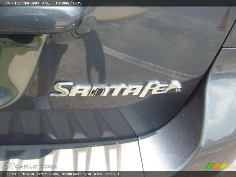 Slate Blue / Gray 2007 Hyundai Santa Fe SE