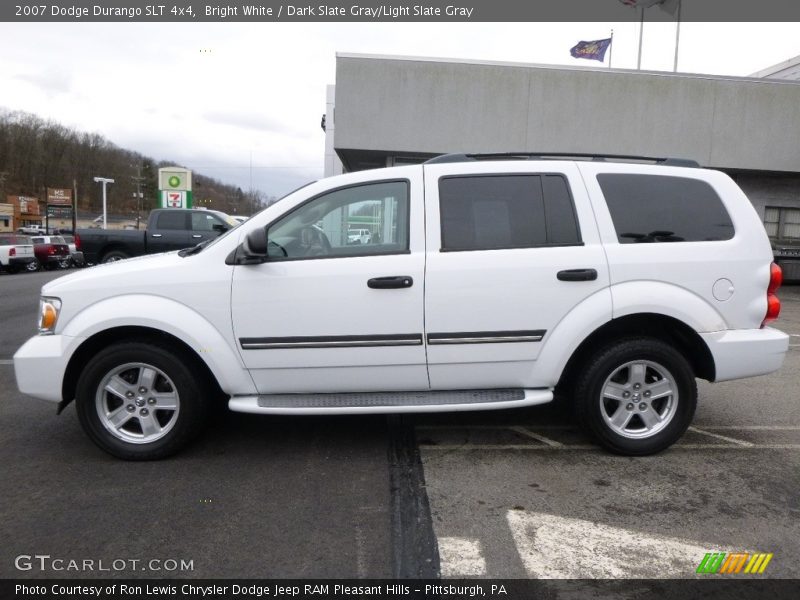 Bright White / Dark Slate Gray/Light Slate Gray 2007 Dodge Durango SLT 4x4