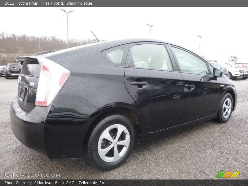 Black / Bisque 2013 Toyota Prius Three Hybrid