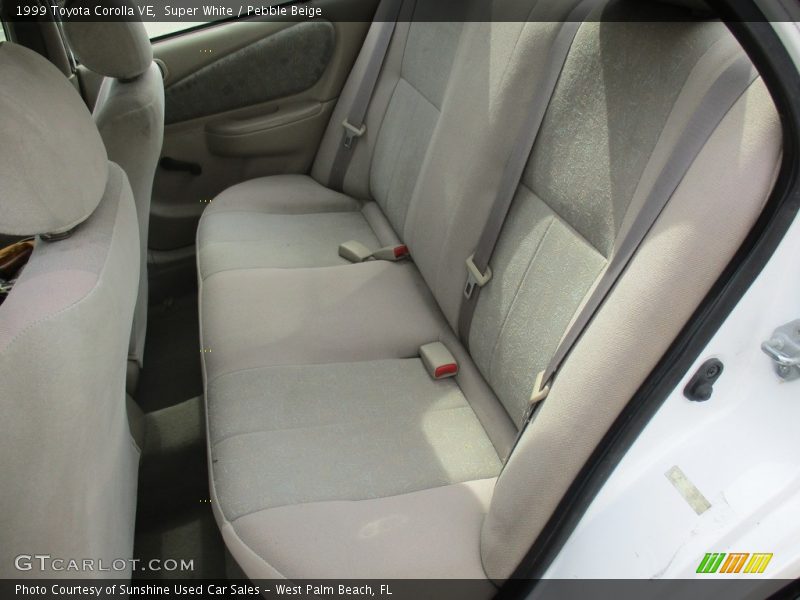 Super White / Pebble Beige 1999 Toyota Corolla VE