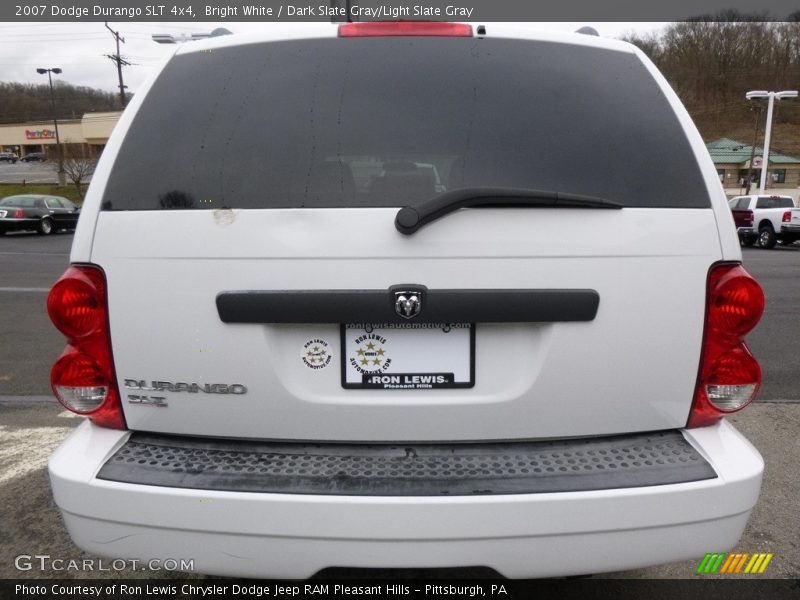 Bright White / Dark Slate Gray/Light Slate Gray 2007 Dodge Durango SLT 4x4