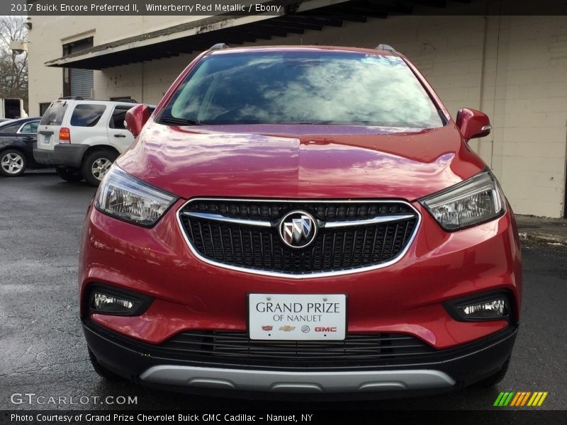 Winterberry Red Metallic / Ebony 2017 Buick Encore Preferred II