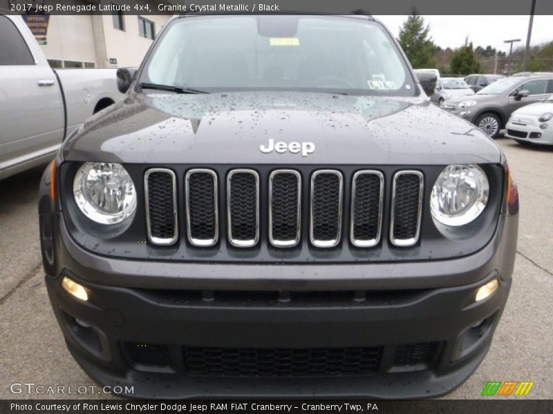 Granite Crystal Metallic / Black 2017 Jeep Renegade Latitude 4x4
