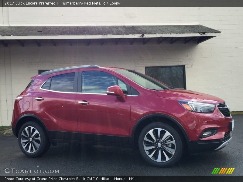 Winterberry Red Metallic / Ebony 2017 Buick Encore Preferred II