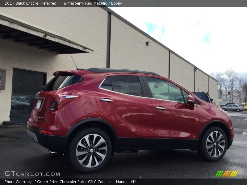 Winterberry Red Metallic / Ebony 2017 Buick Encore Preferred II