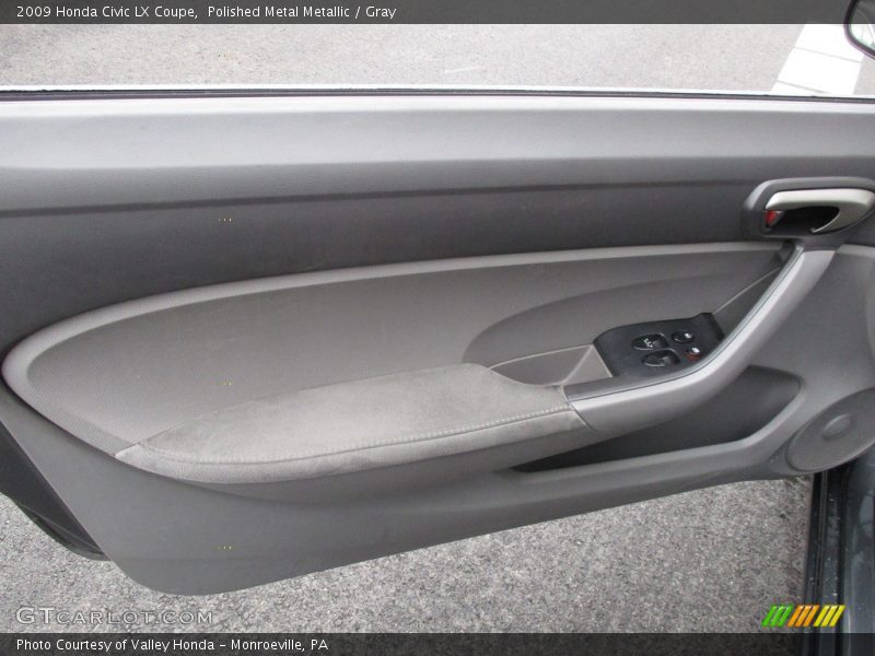 Polished Metal Metallic / Gray 2009 Honda Civic LX Coupe