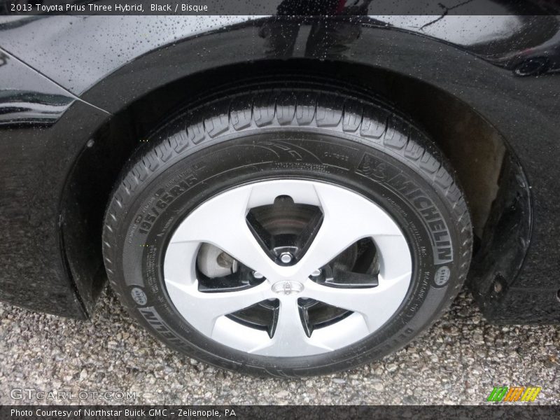Black / Bisque 2013 Toyota Prius Three Hybrid