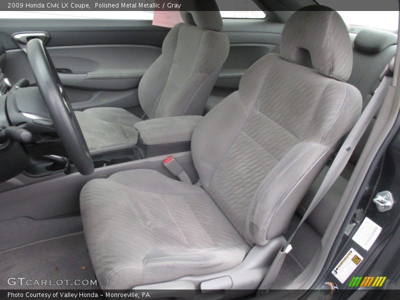Polished Metal Metallic / Gray 2009 Honda Civic LX Coupe