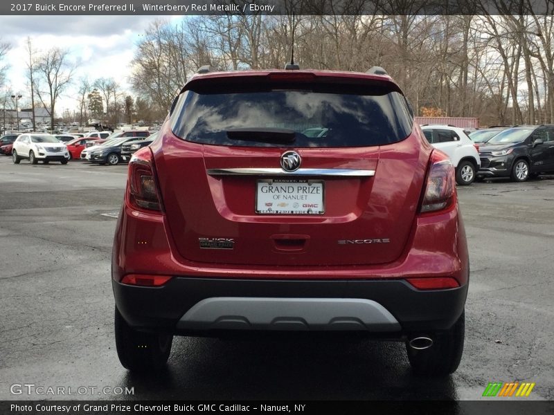 Winterberry Red Metallic / Ebony 2017 Buick Encore Preferred II