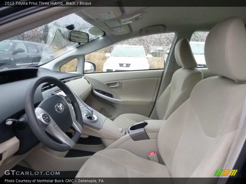 Black / Bisque 2013 Toyota Prius Three Hybrid