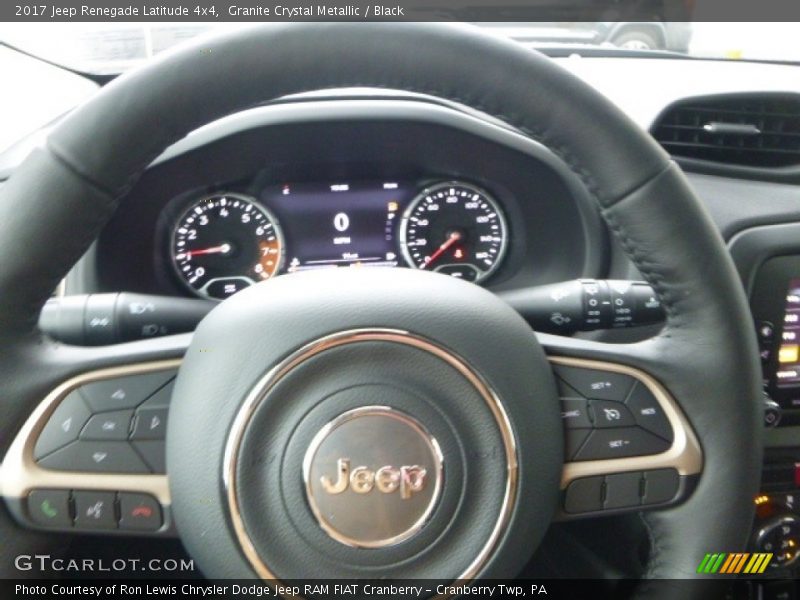 Granite Crystal Metallic / Black 2017 Jeep Renegade Latitude 4x4