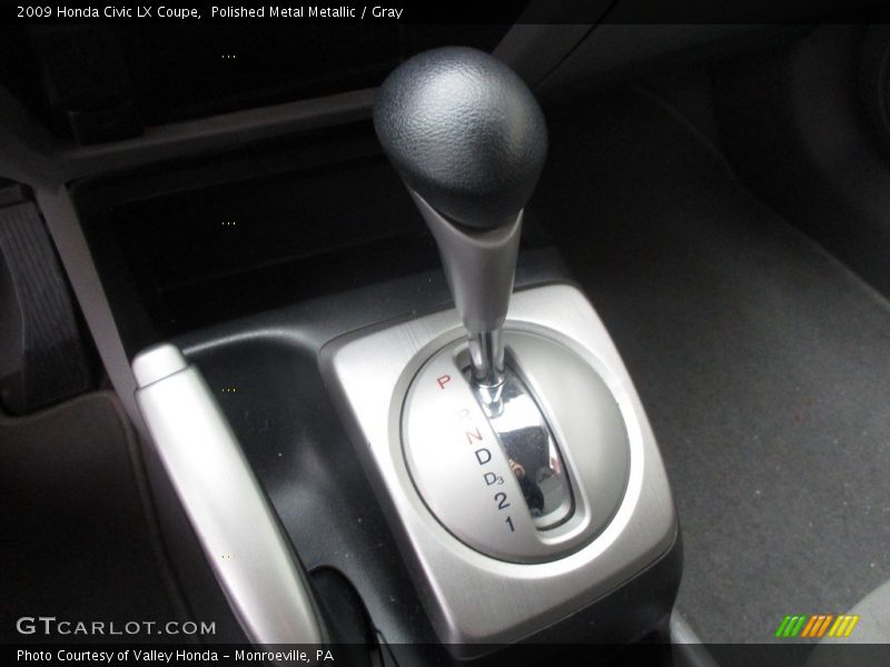 Polished Metal Metallic / Gray 2009 Honda Civic LX Coupe