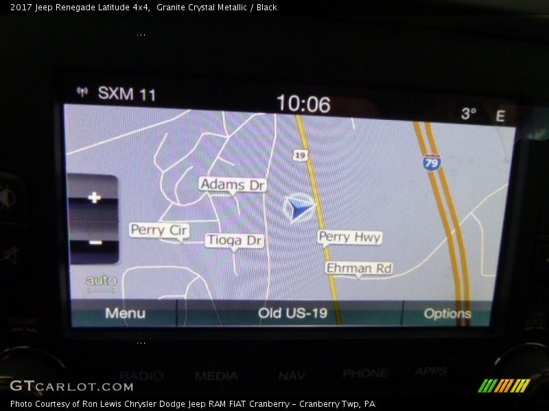 Granite Crystal Metallic / Black 2017 Jeep Renegade Latitude 4x4