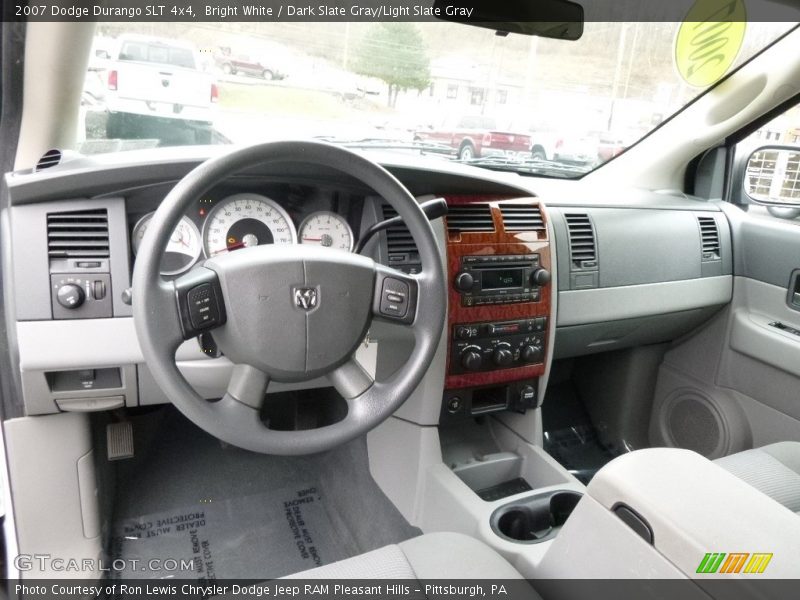 Bright White / Dark Slate Gray/Light Slate Gray 2007 Dodge Durango SLT 4x4