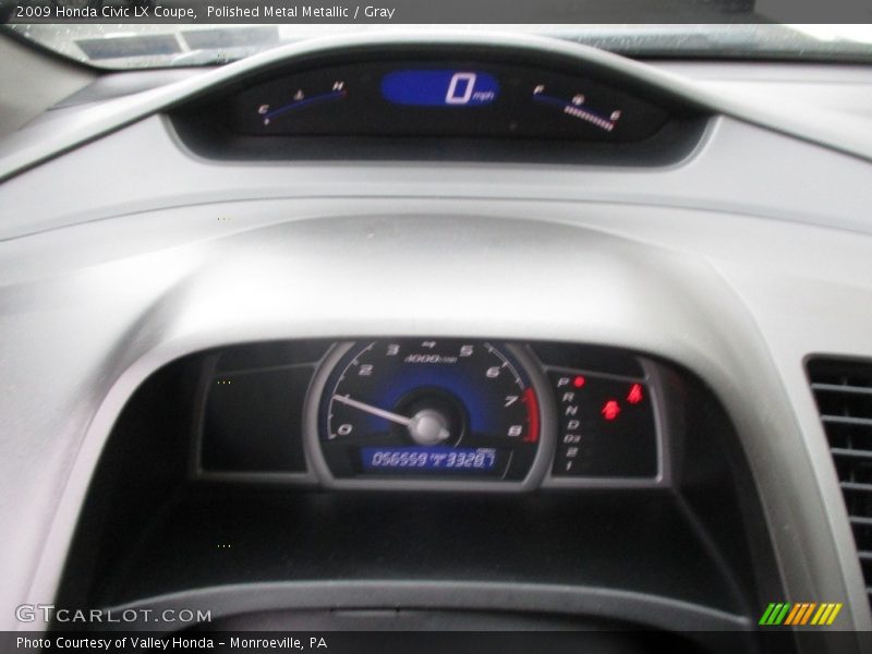 Polished Metal Metallic / Gray 2009 Honda Civic LX Coupe