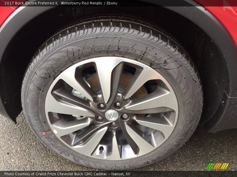 Winterberry Red Metallic / Ebony 2017 Buick Encore Preferred II