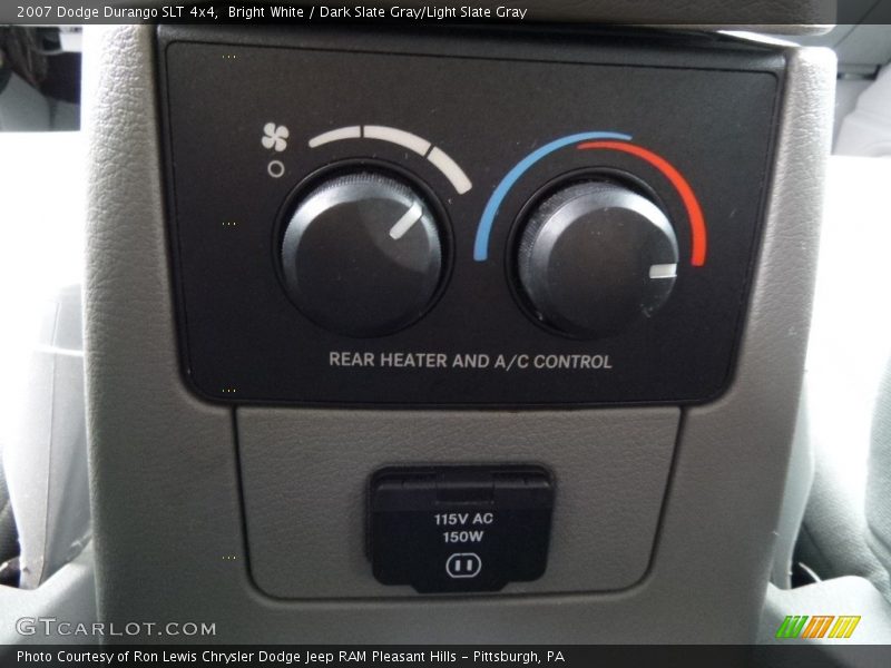 Bright White / Dark Slate Gray/Light Slate Gray 2007 Dodge Durango SLT 4x4