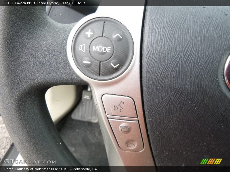 Black / Bisque 2013 Toyota Prius Three Hybrid