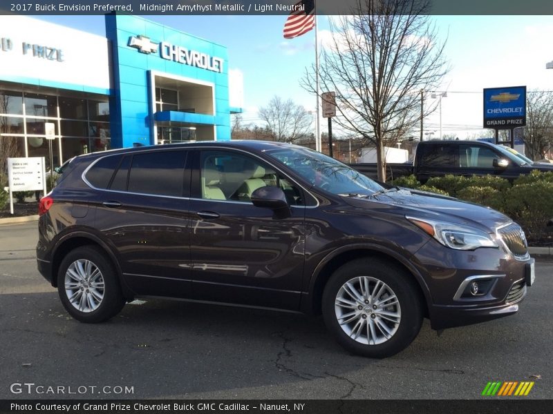 Midnight Amythyst Metallic / Light Neutral 2017 Buick Envision Preferred