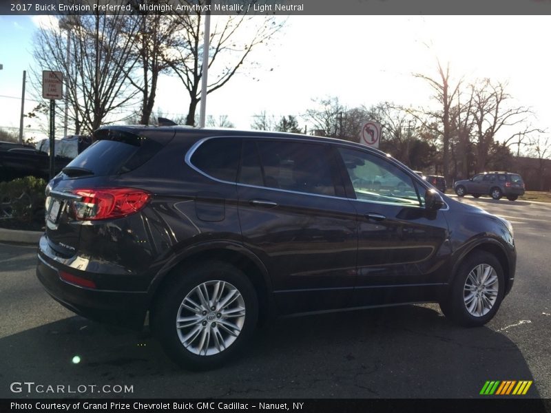 Midnight Amythyst Metallic / Light Neutral 2017 Buick Envision Preferred