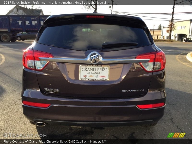 Midnight Amythyst Metallic / Light Neutral 2017 Buick Envision Preferred