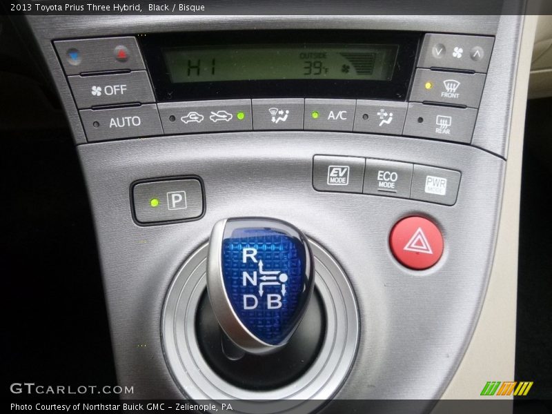 Black / Bisque 2013 Toyota Prius Three Hybrid