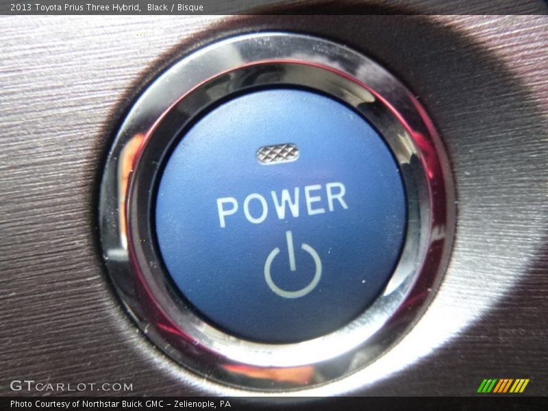 Black / Bisque 2013 Toyota Prius Three Hybrid